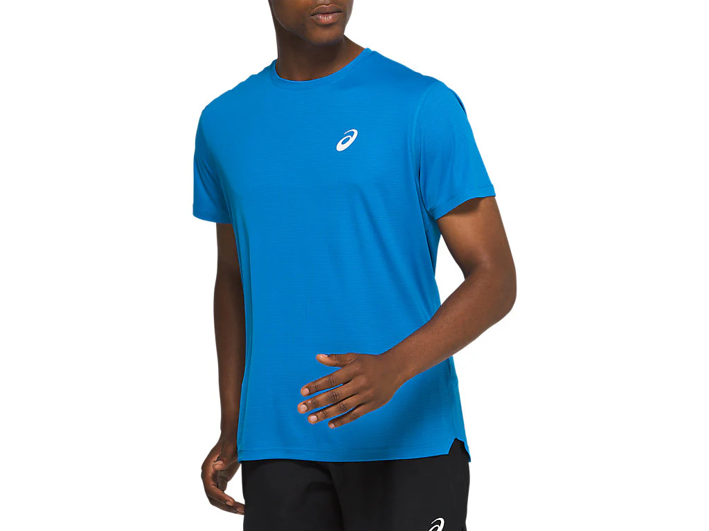 Asics Silver Short Sleeve Top (Men's) Multiple Colours - Image 3